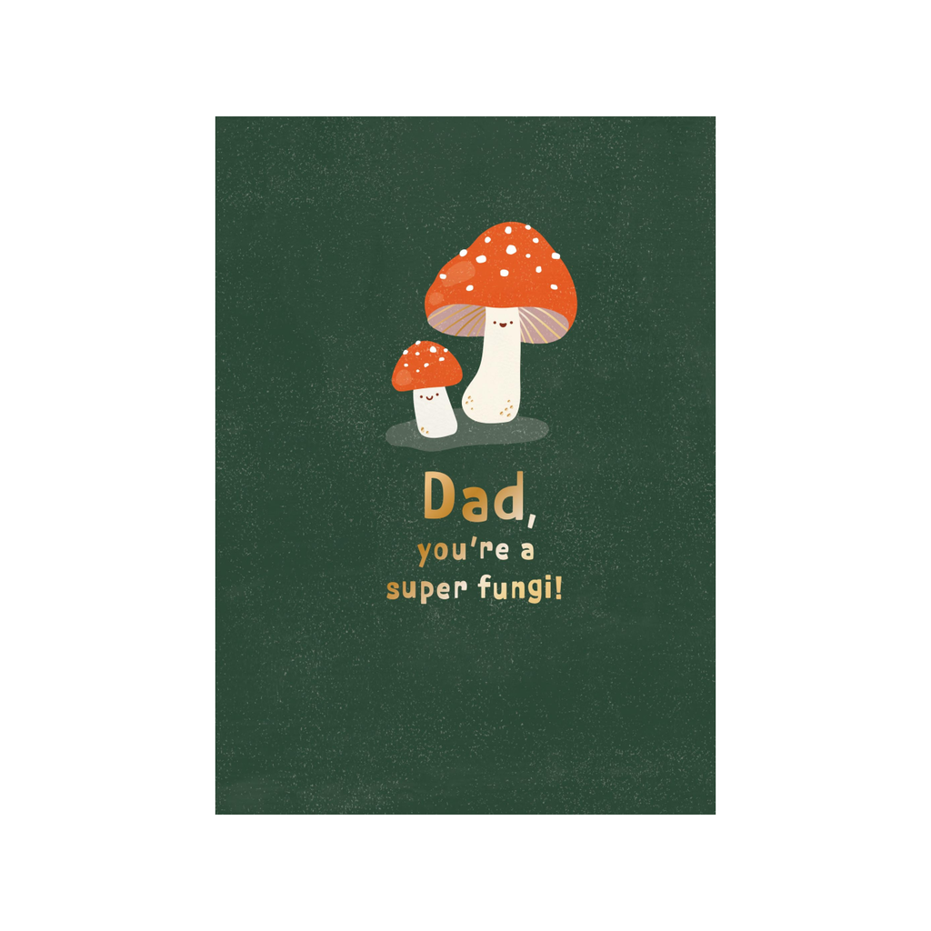 Super Fungi Father's Day Card Design Design Holiday Cards - Holiday - Father's Day