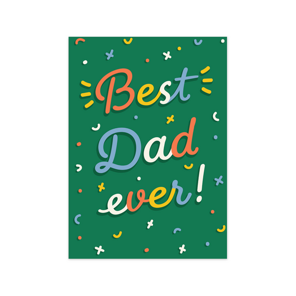 The Luckiest Kids Best Dad Ever! Father's Day Card Design Design Holiday Cards - Holiday - Father's Day