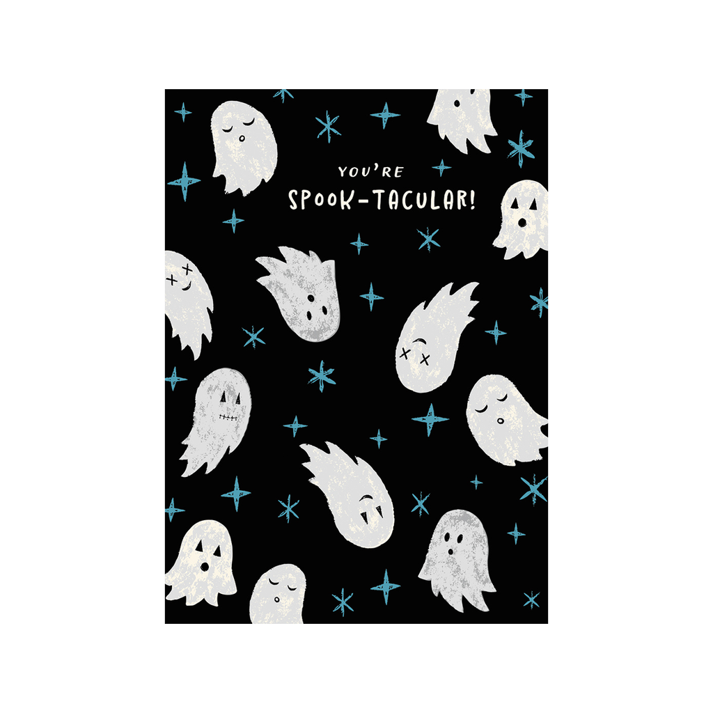 Spooktacular Ghosts Halloween Card Design Design Holiday Cards - Holiday - Halloween