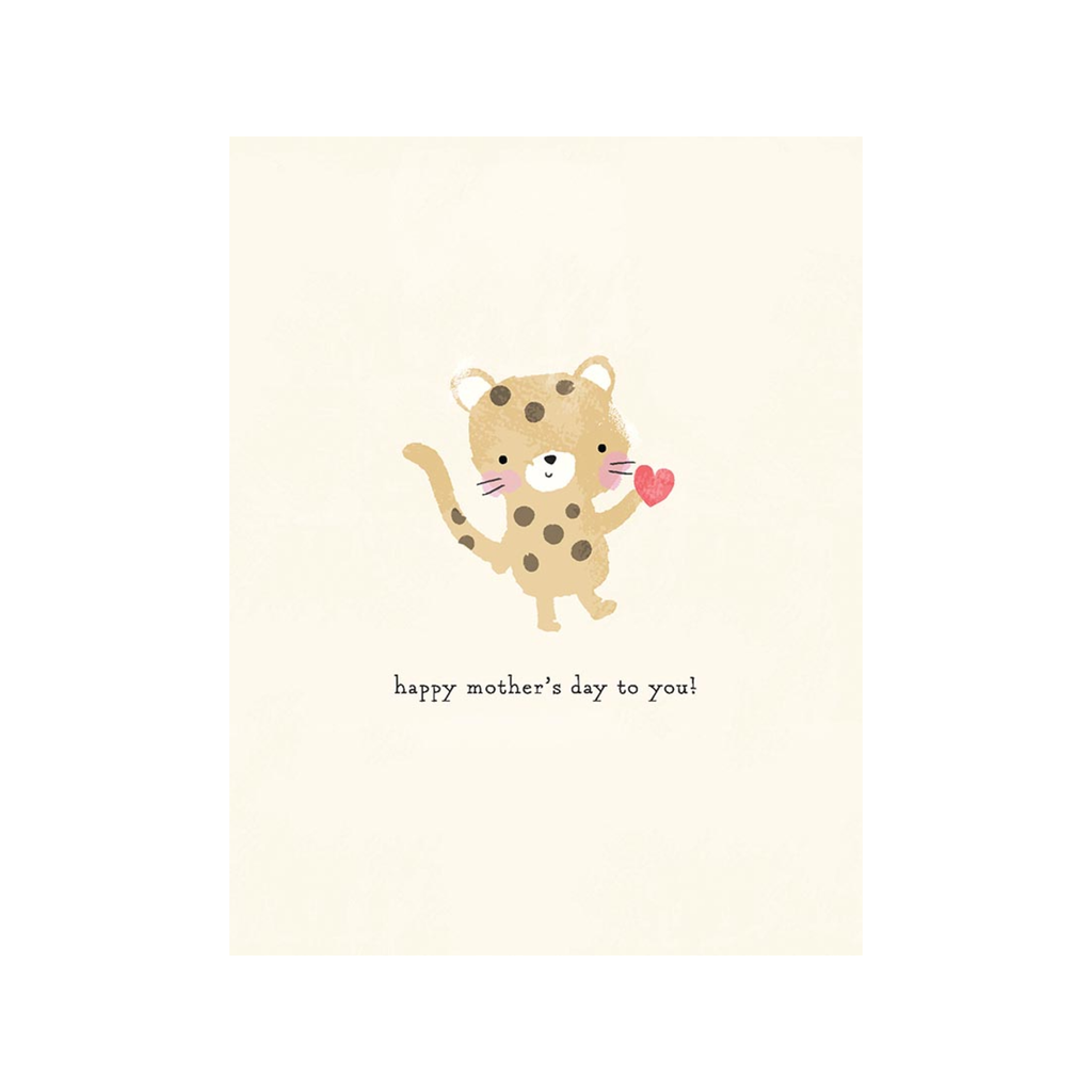 Cute With Heart Mother's Day Card Design Design Holiday Cards - Holiday - Mother's Day