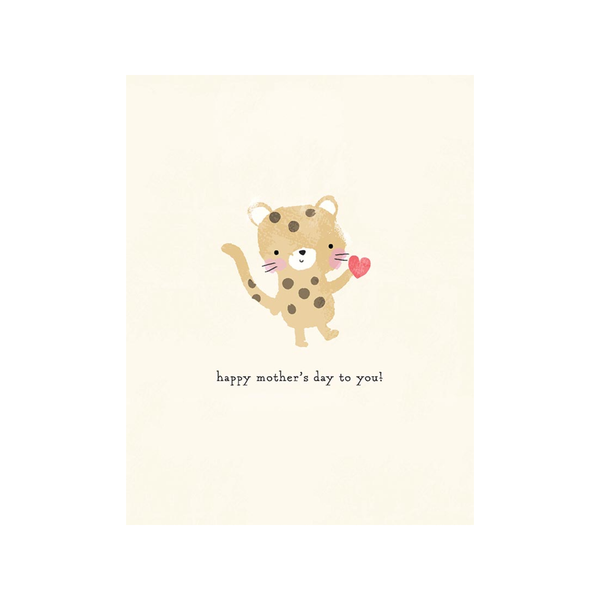 Cute With Heart Mother's Day Card Design Design Holiday Cards - Holiday - Mother's Day