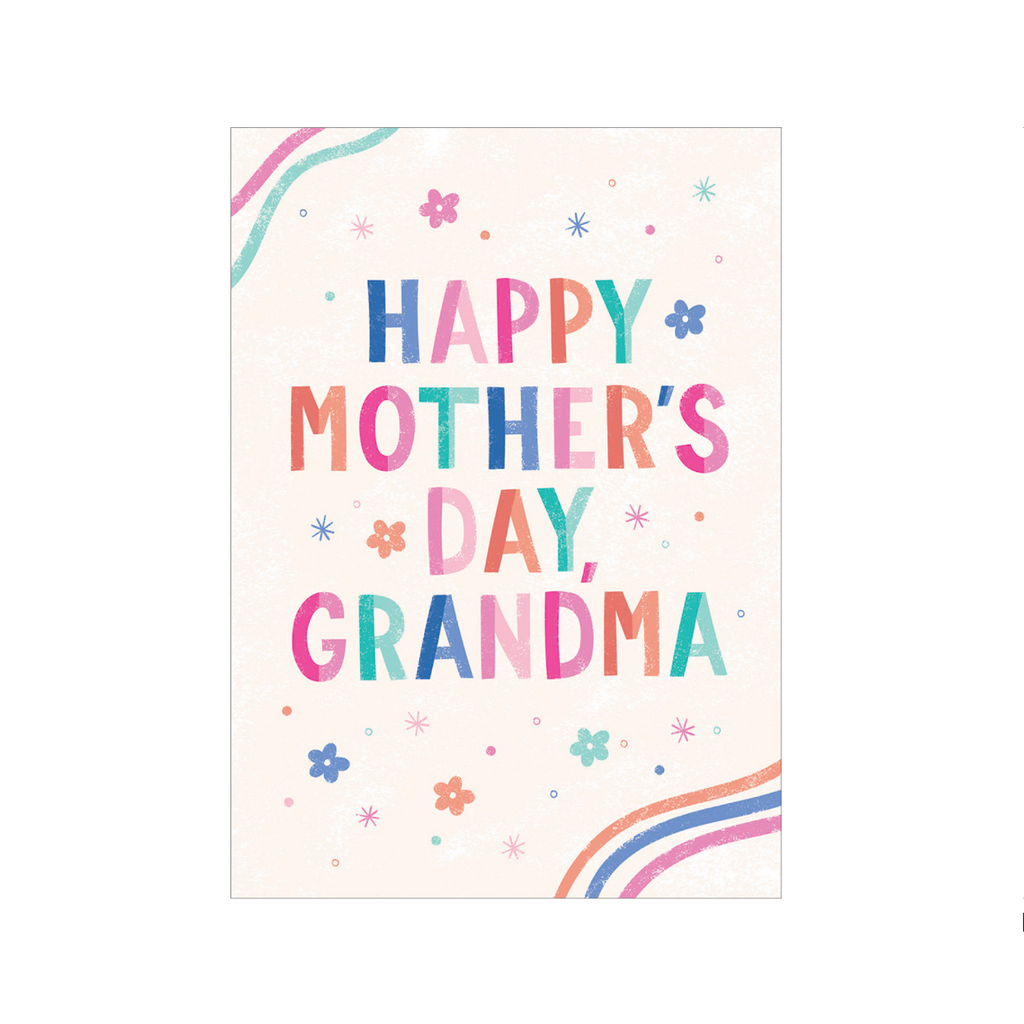 DDH CARD MOTHER'S DAY GRANDMA RAINBOW Design Design Holiday Cards - Holiday - Mother's Day