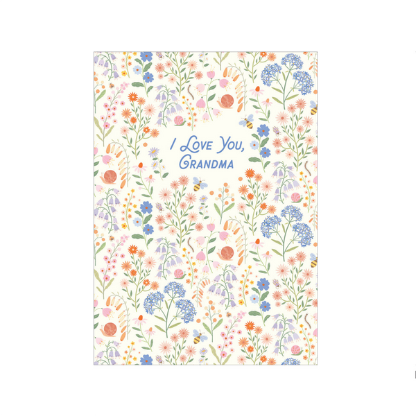 DDH CARD MOTHER'S DAY WILDFLOWER GRANDMA Design Design Holiday Cards - Holiday - Mother's Day