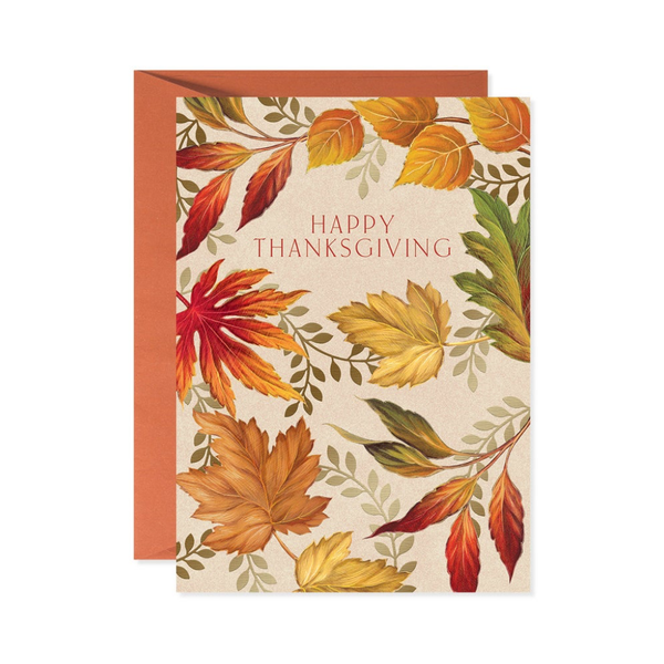 Autumn Elegance Thanksgiving Card Design Design Holiday Cards - Holiday - Thanksgiving
