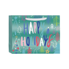 JUMBO Happy Holiday Trees Holiday Gift Bags Design Design Holiday Gift Wrap & Packaging - Holiday - Christmas - Gift Bags