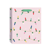 MEDIUM Rainbow Santa Lights Snowflake Holiday Gift Bags Design Design Holiday Gift Wrap & Packaging - Holiday - Christmas - Gift Bags