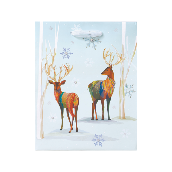 Medium Reindeer Magic Gift Bags Design Design Holiday Gift Wrap & Packaging - Holiday - Christmas - Gift Bags