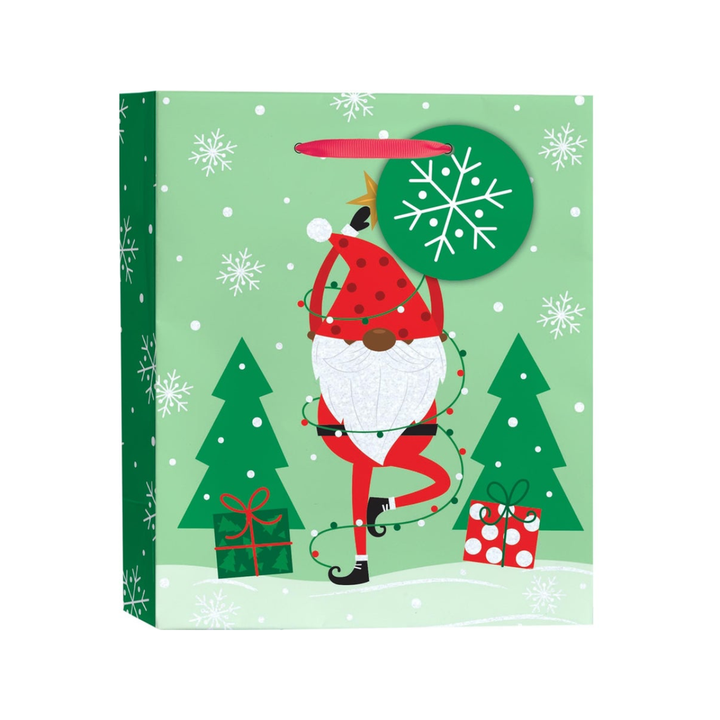 SMALL Gnomaste Gnomes Holiday Gift Bags Design Design Holiday Gift Wrap & Packaging - Holiday - Christmas - Gift Bags