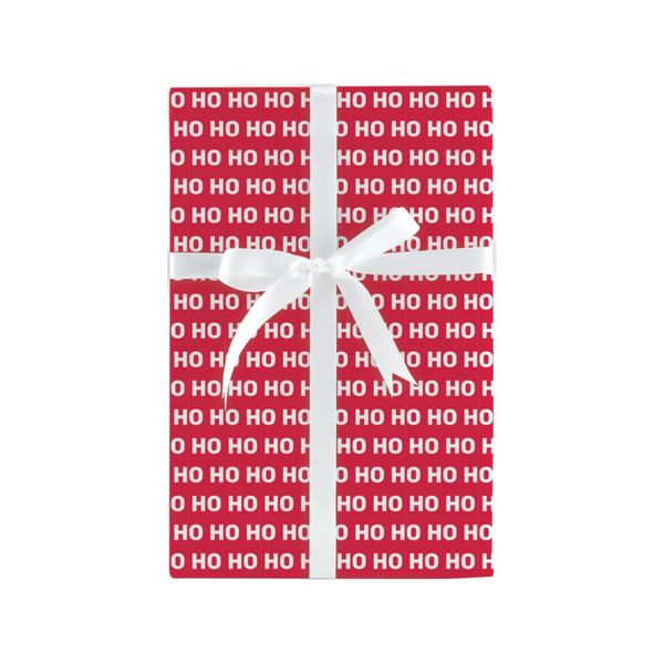 DDH GIFT WRAP ROLL HO HO HO Design Design Holiday Gift Wrap & Packaging - Holiday - Christmas - Gift Wrap