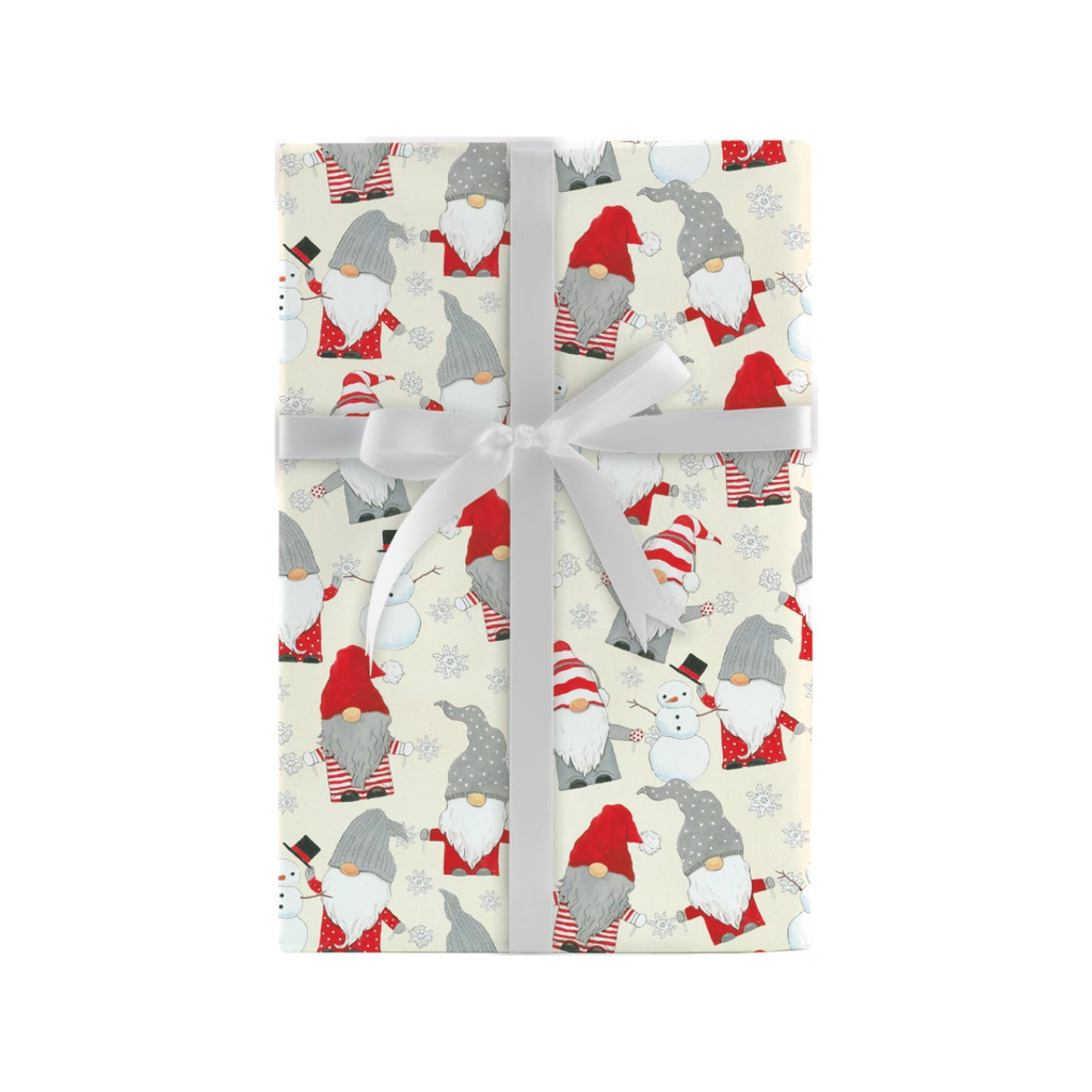 DDH GIFT WRAP ROLL WINTER GNOMES Design Design Holiday Gift Wrap & Packaging - Holiday - Christmas - Gift Wrap