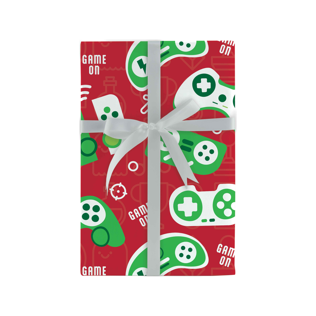 Game On Gift Wrap Roll Design Design Holiday Gift Wrap & Packaging - Holiday - Christmas - Gift Wrap
