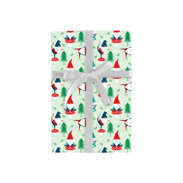 Gnomaste Gnome Holiday Gift Wrap Roll Design Design Holiday Gift Wrap & Packaging - Holiday - Christmas - Gift Wrap