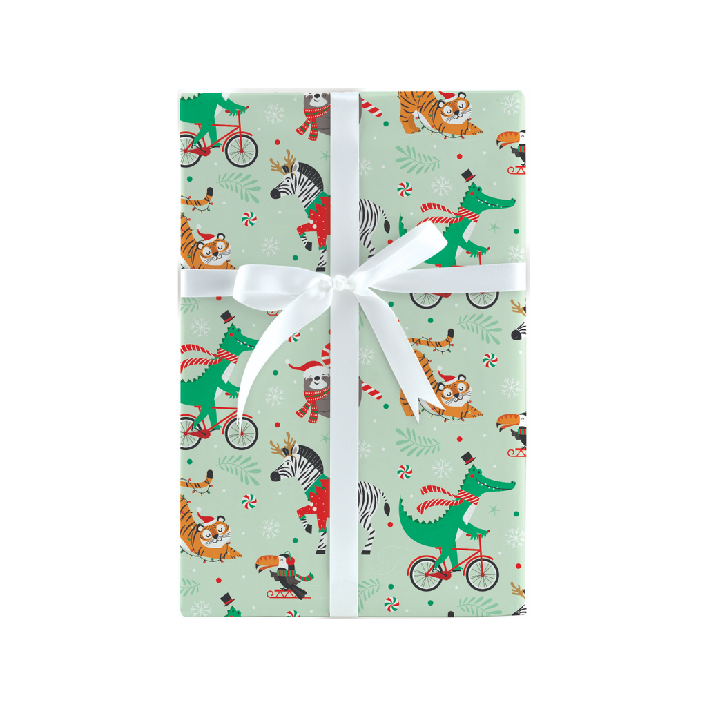 Jungle Bells Jumbo Jumbo Gift Wrap Roll Design Design Holiday Gift Wrap & Packaging - Holiday - Christmas - Gift Wrap