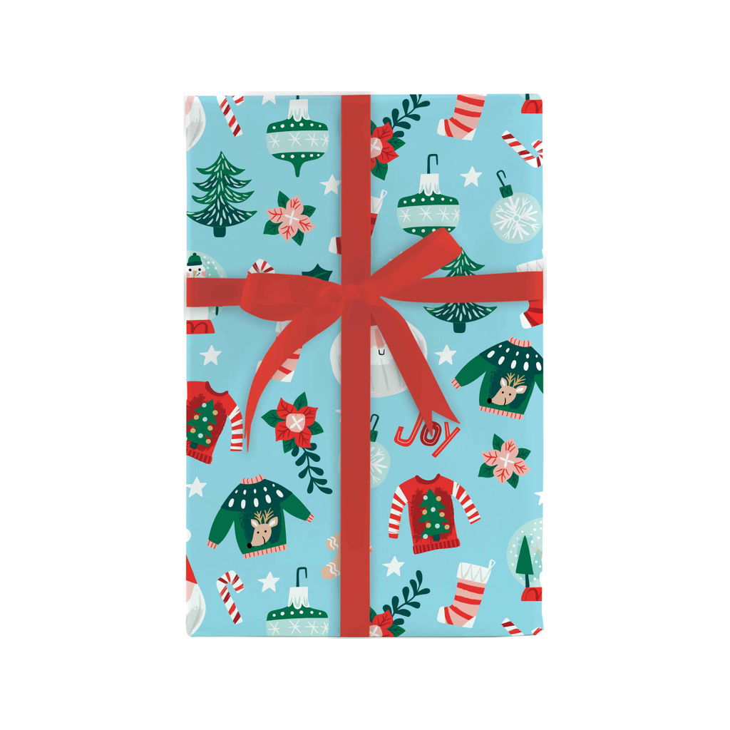 Retro Holidays Gift Wrap Roll Design Design Holiday Gift Wrap & Packaging - Holiday - Christmas - Gift Wrap