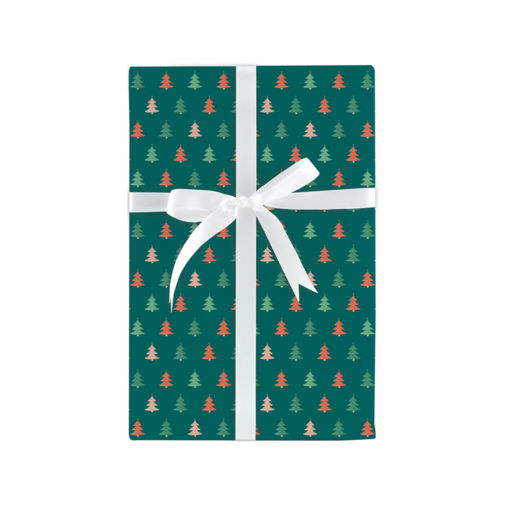 TREES Merry And Sweet Holiday Jumbo Gift Wrap Rolls Design Design Holiday Gift Wrap & Packaging - Holiday - Christmas - Gift Wrap