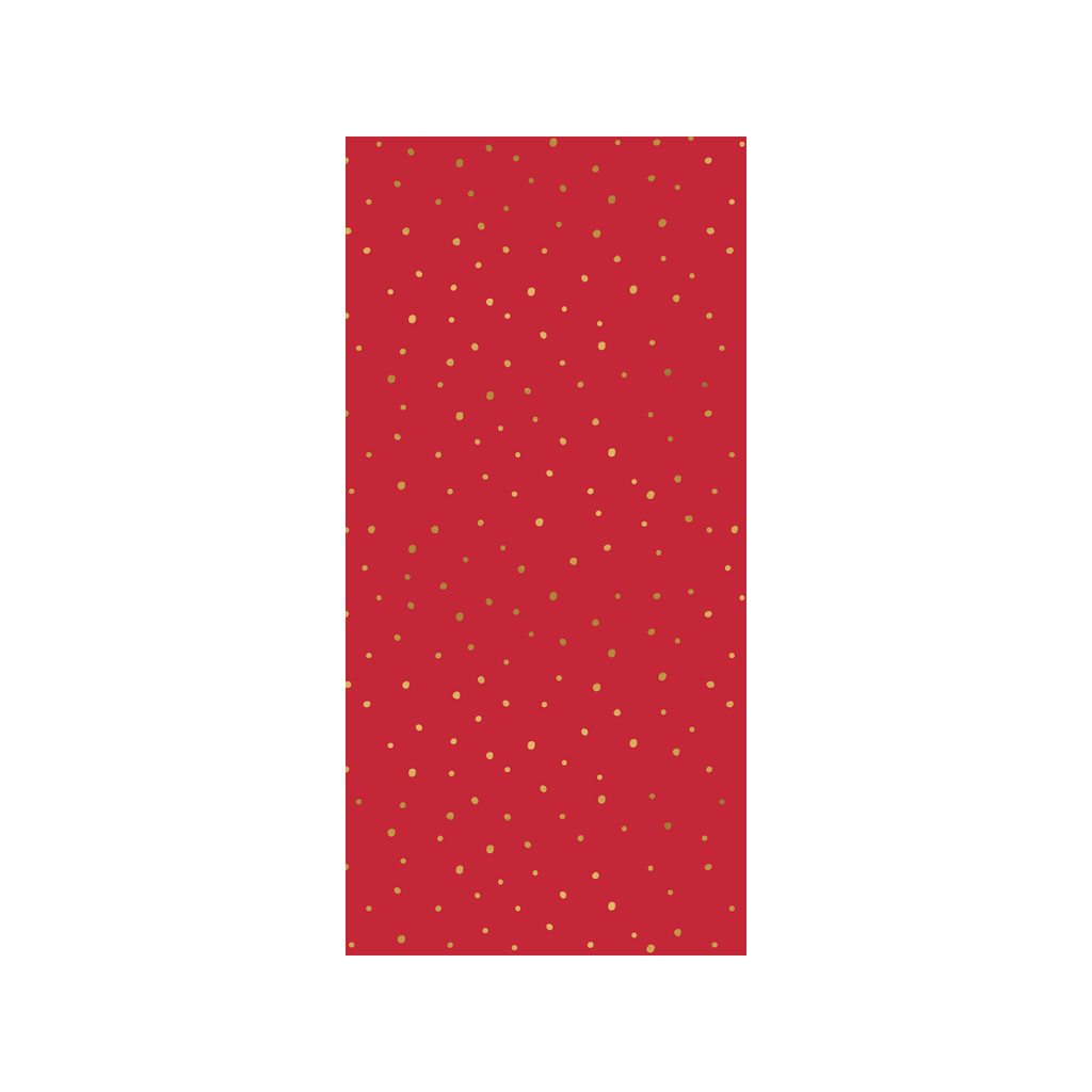 Red Random Gold Flecks Tissue Paper Design Design Holiday Gift Wrap & Packaging - Holiday - Christmas - Tissue Paper