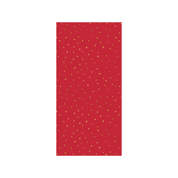 Red Random Gold Flecks Tissue Paper Design Design Holiday Gift Wrap & Packaging - Holiday - Christmas - Tissue Paper