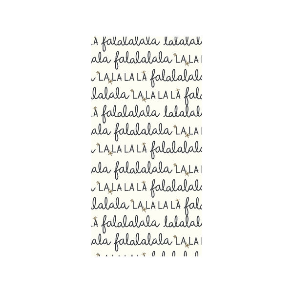 Script Fa La La La Tissue Paper Design Design Holiday Gift Wrap & Packaging - Holiday - Christmas - Tissue Paper