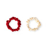 Pretty Festive Satin Scrunchies - Assorted Set of 6 DM Merchandising Apparel & Accessories - Hair Accessories