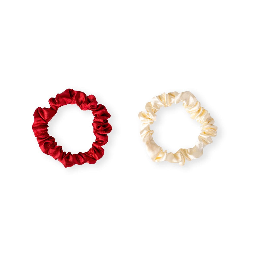 Pretty Festive Satin Scrunchies - Assorted Set of 6 DM Merchandising Apparel & Accessories - Hair Accessories