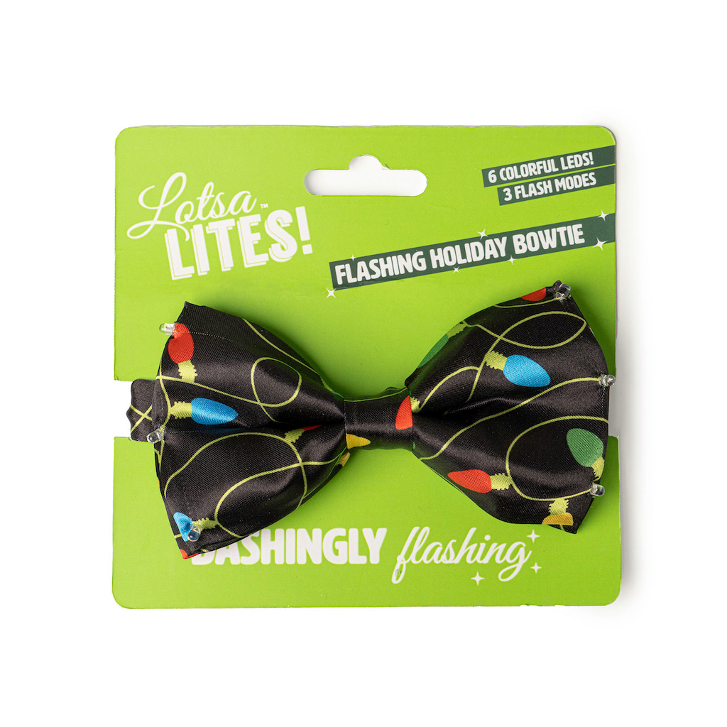 Lotsa LITES! Flashing Holiday Bowtie – Urban General Store