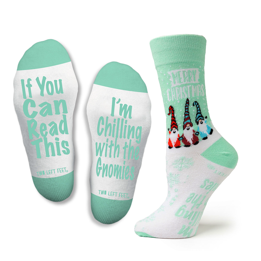 Chillin With The Gnomies / Big Christmas "Read This" Socks - Adult DM Merchandising Apparel & Accessories - Socks - Adult - Unisex