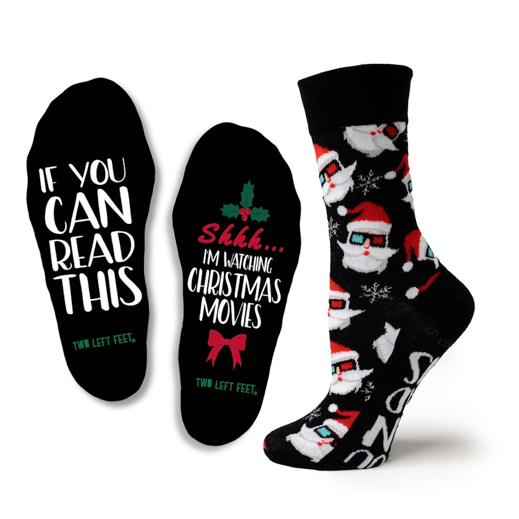 Christmas Movies / Big Christmas "Read This" Socks - Adult DM Merchandising Apparel & Accessories - Socks - Adult - Unisex