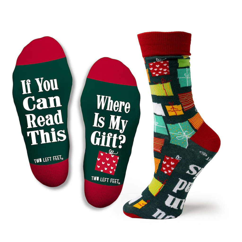 Christmas "Read This" Socks - Adult DM Merchandising Apparel & Accessories - Socks - Adult - Unisex
