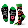 Give Me A Donut / Small Christmas "Read This" Socks - Adult DM Merchandising Apparel & Accessories - Socks - Adult - Unisex