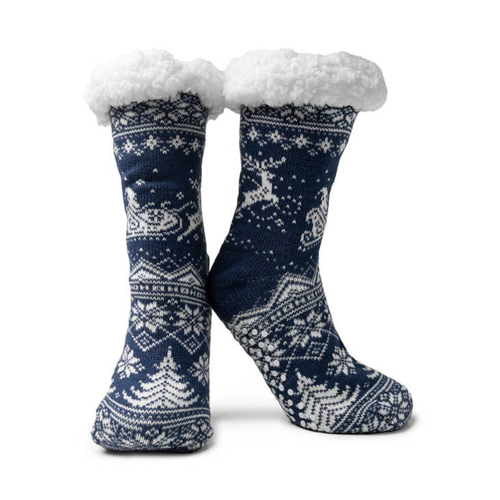 Mistletoes Slipper Socks - Womens DM Merchandising Apparel & Accessories - Socks - Slippers - Adult - Womens