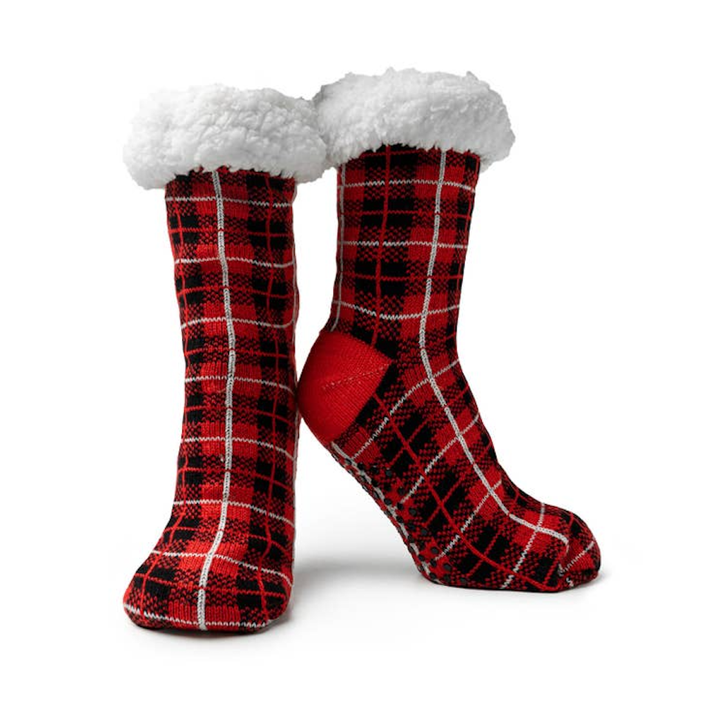 Mistletoes Slipper Socks - Womens DM Merchandising Apparel & Accessories - Socks - Slippers - Adult - Womens