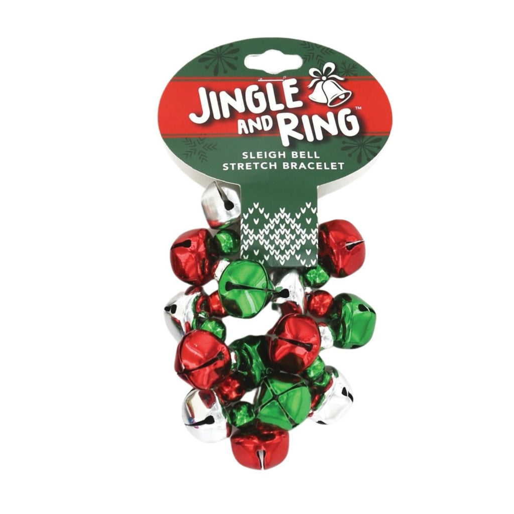Jingle and Ring Sleigh Bell Stretch Bracelet DM Merchandising Holiday
