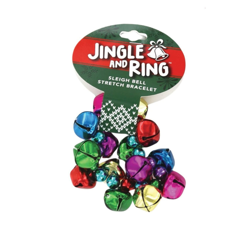 Jingle and Ring Sleigh Bell Stretch Bracelet DM Merchandising Holiday