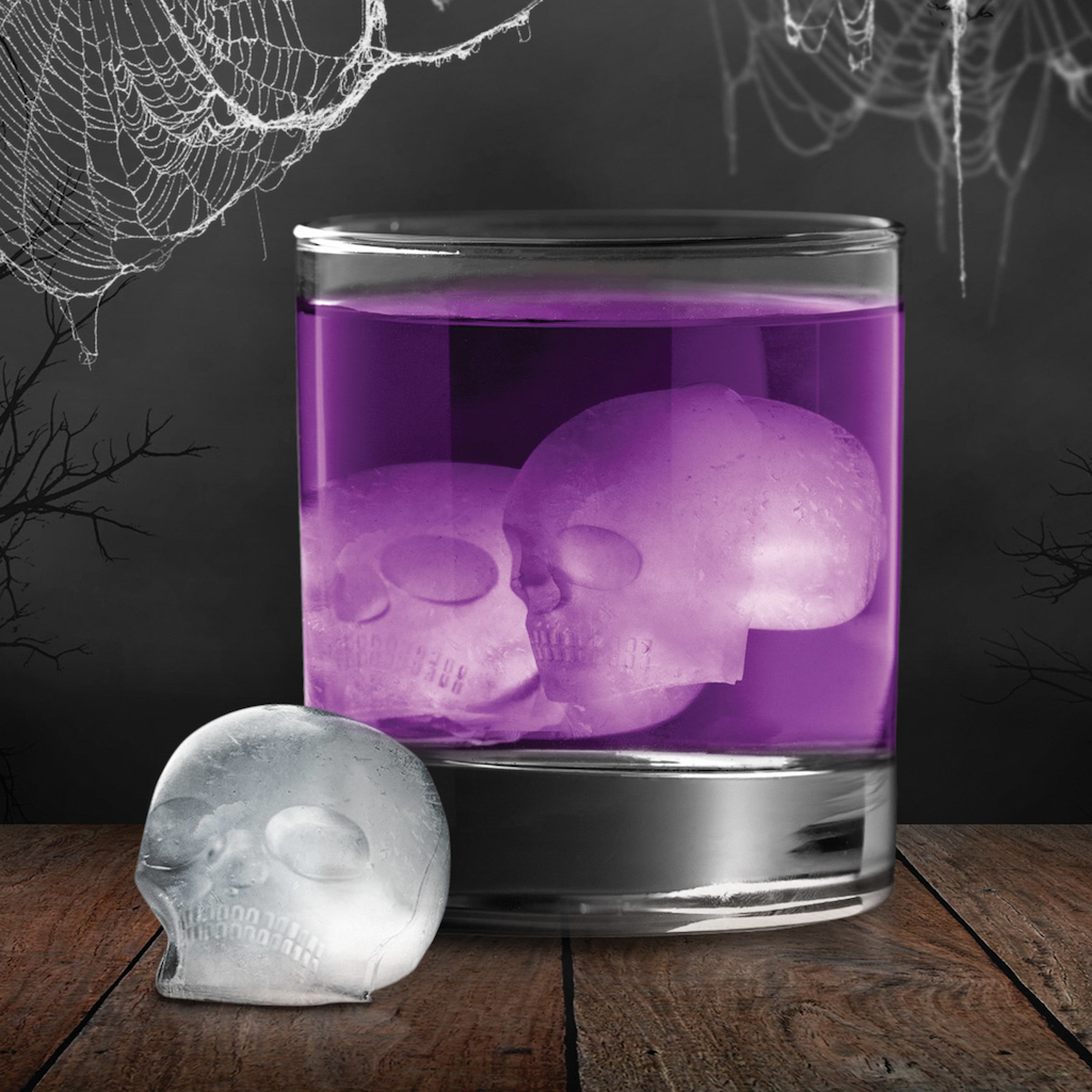 Skull Ice Molds, Halloween Ice Molds