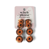 Boo Halloween Wtich Please Beaded Statement Earrings DM Merchandising Jewelry - Earrings