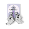 Ghost Halloween Wtich Please Beaded Statement Earrings DM Merchandising Jewelry - Earrings