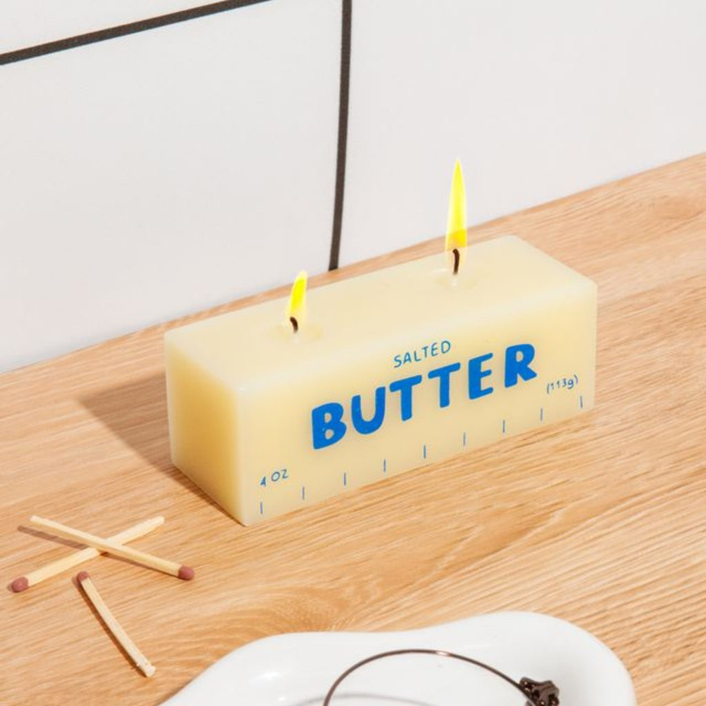 Butter 3D Candle Doiy Design Home - Candles