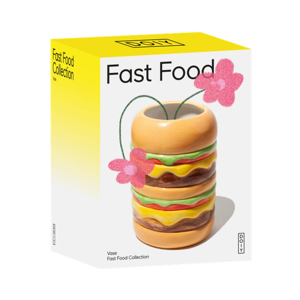 Burger Fast Food Vase Doiy Design Home - Garden - Vases & Planters