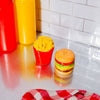 Burger & Fries Fast Food Salt & Pepper Shaker Set Doiy Design Home - Kitchen & Dining