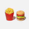 Burger & Fries Fast Food Salt & Pepper Shaker Set Doiy Design Home - Kitchen & Dining