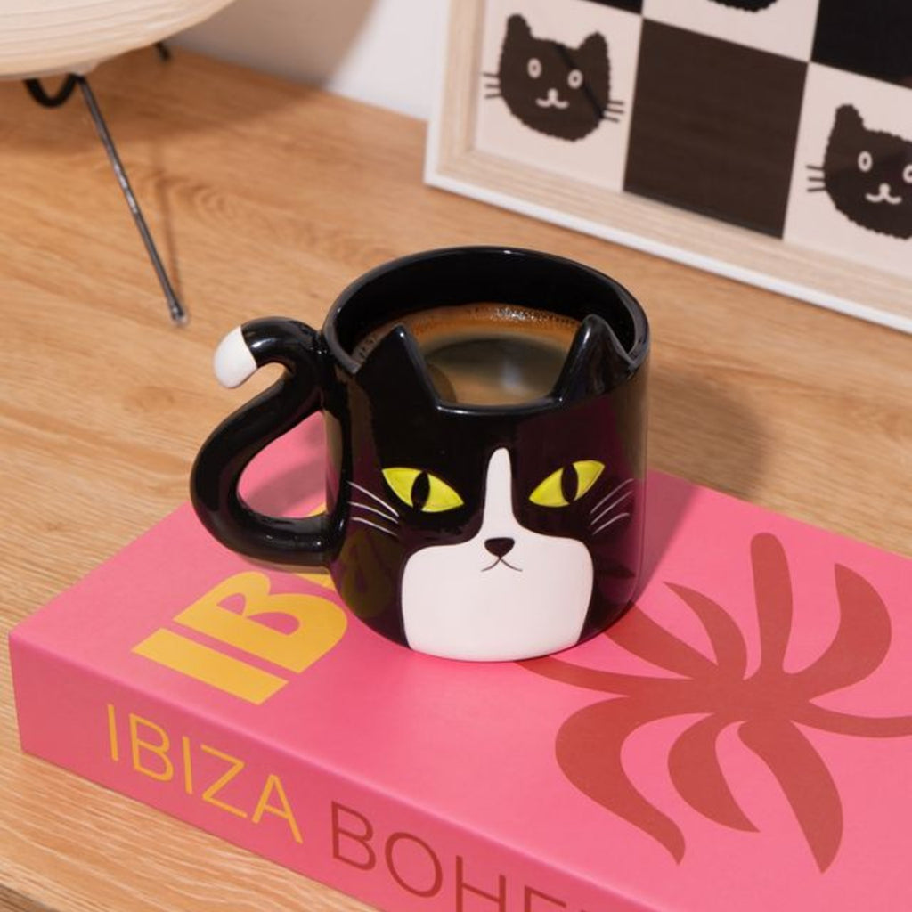 3D Cat Mug Doiy Design Home - Mugs & Glasses
