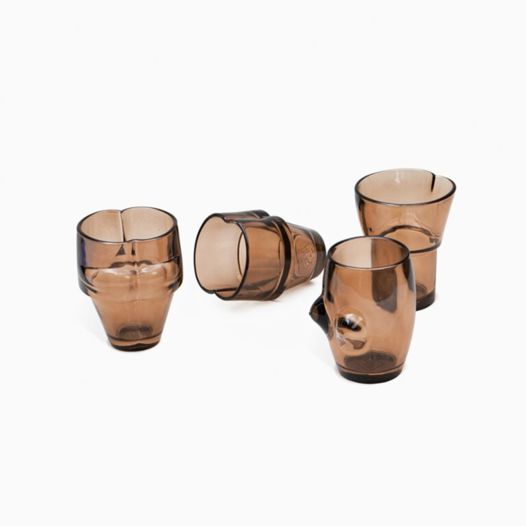 Body Set of Stackable Glasses Doiy Design Home - Mugs & Glasses