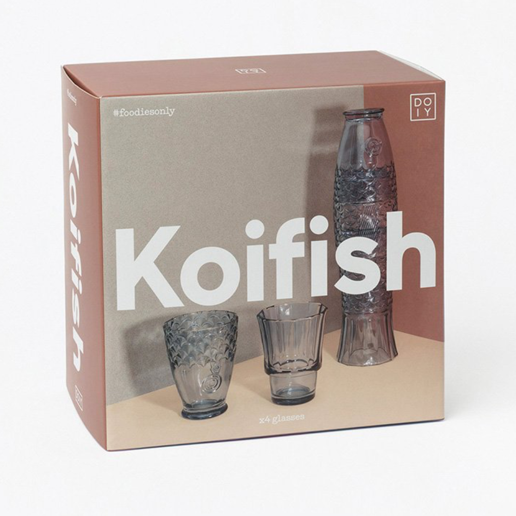 Koifish Stackable Glass Set Doiy Design Home - Mugs & Glasses