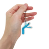 Air Dancer Keychain - Blue Drawn Goods Apparel & Accessories - Keychains