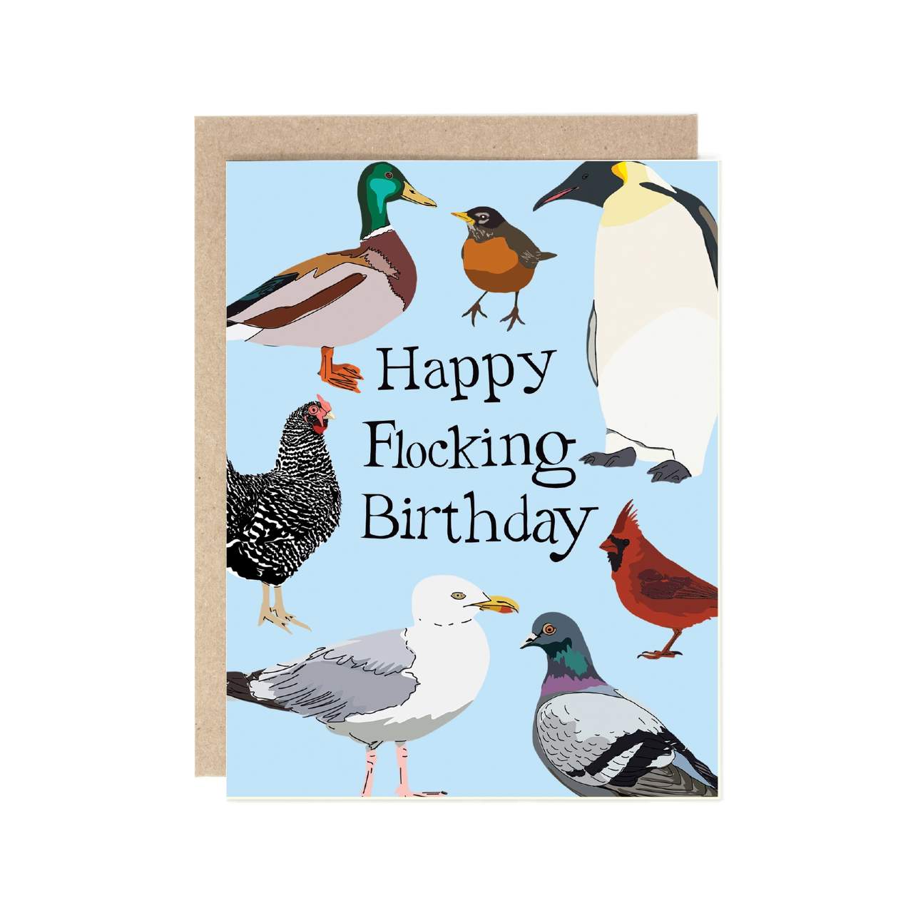 Happy Flocking Birthday Birthday Card – Urban General Store