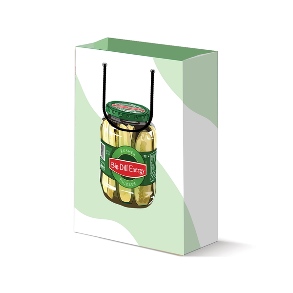 Big Dill Pickle Gift Bag Drawn Goods Gift Wrap & Packaging - Gift Bags