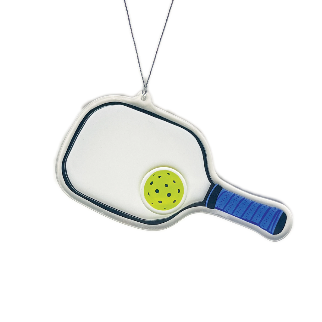 Pickleball Shaker Ornament Drawn Goods Holiday - Ornaments