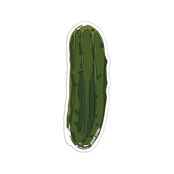 Pickle Die Cut Magnet Drawn Goods Home - Magnets