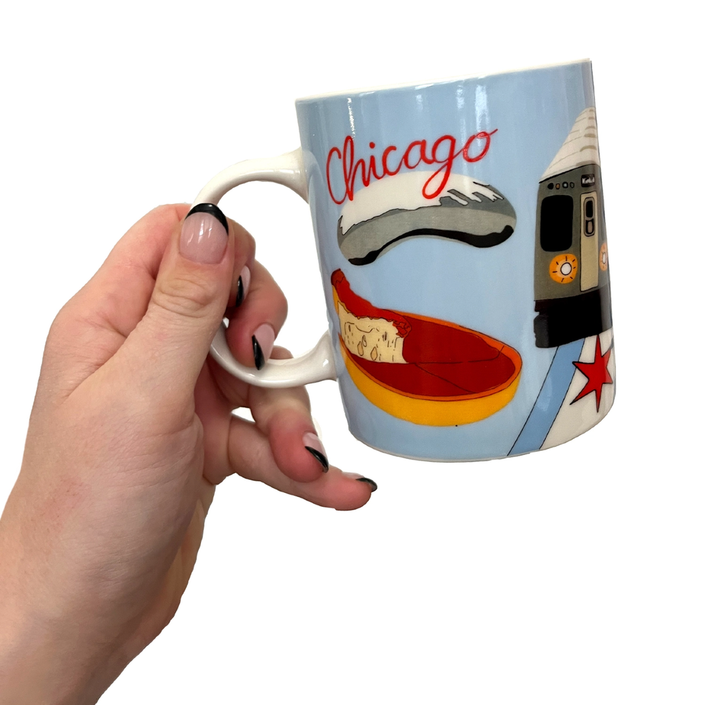 Chicago Favorites Mug Drawn Goods Home - Mugs & Glasses