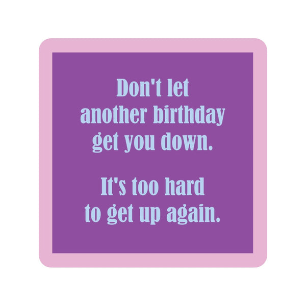 Another Birthday Coaster Drinks On Me Home - Barware - Coasters